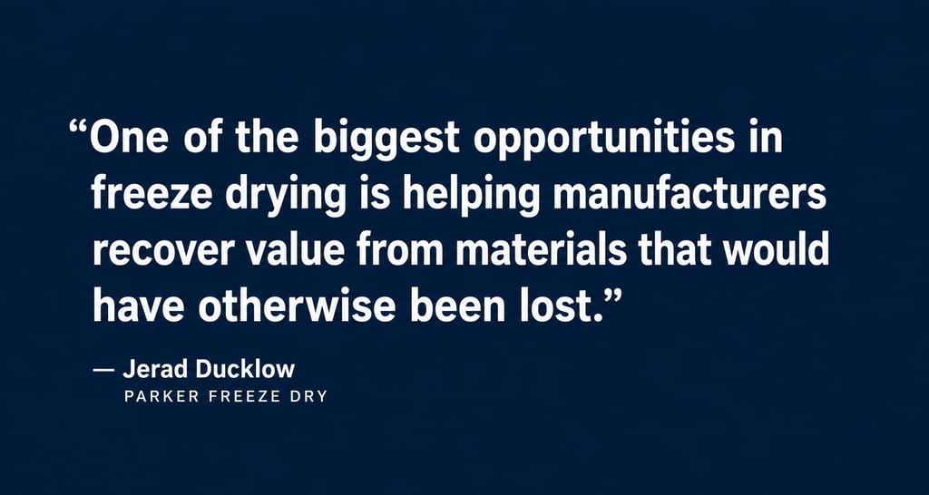 How Freeze Drying Helps Reduce Food Waste on a Large Scale